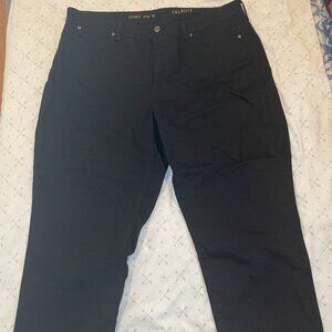 Talbots curvy cropped jeans, NWT, size 18 curvy, black